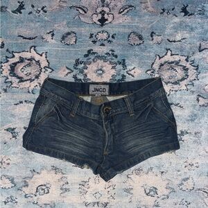 JNCO Dark Blue Mini Jean Shorts Women’s 0
